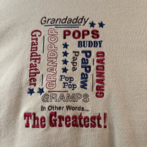 M&C Sport Beige Crewneck Grandfather Pullover Gifting Sweater Men's Size XXL - Picture 3 of 9